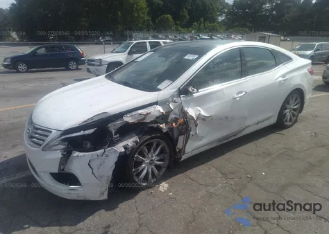 2012 Hyundai Azera из США, поврежденный, VIN KMHFH4JG8CA192980